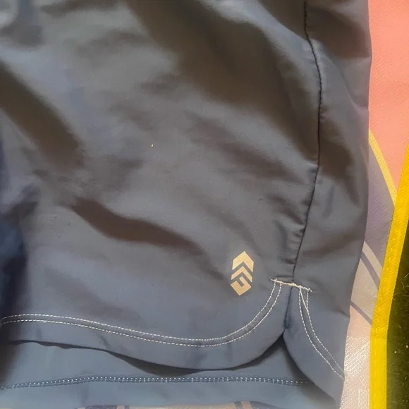 Free Country Navy and White Athletic Shorts - Picture 3 of 4